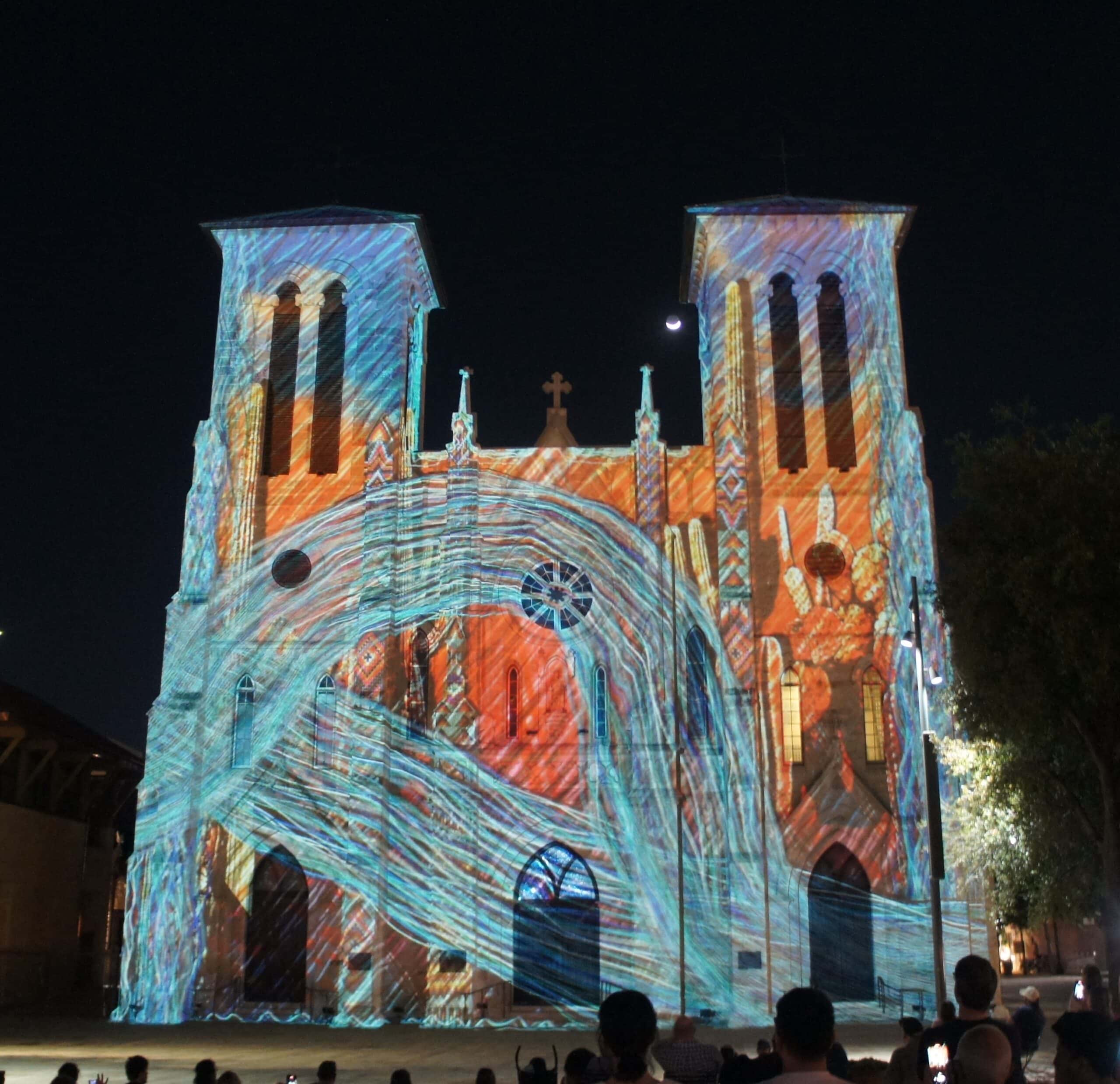 San Fernando Cathedral Light Show