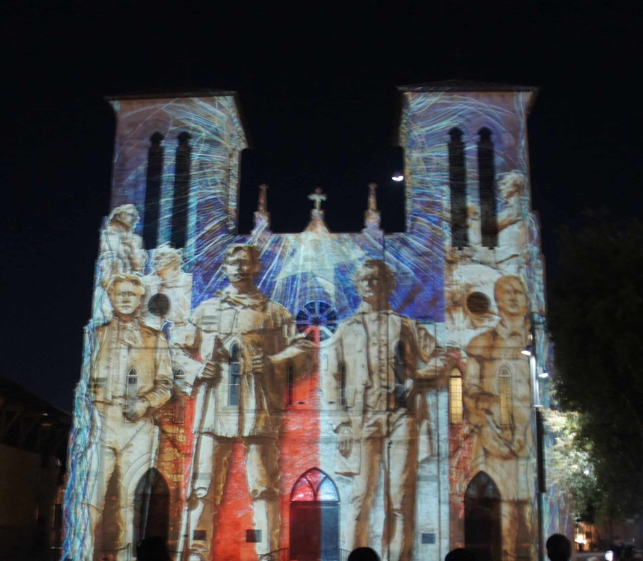 San Fernando Cathedral Light Show