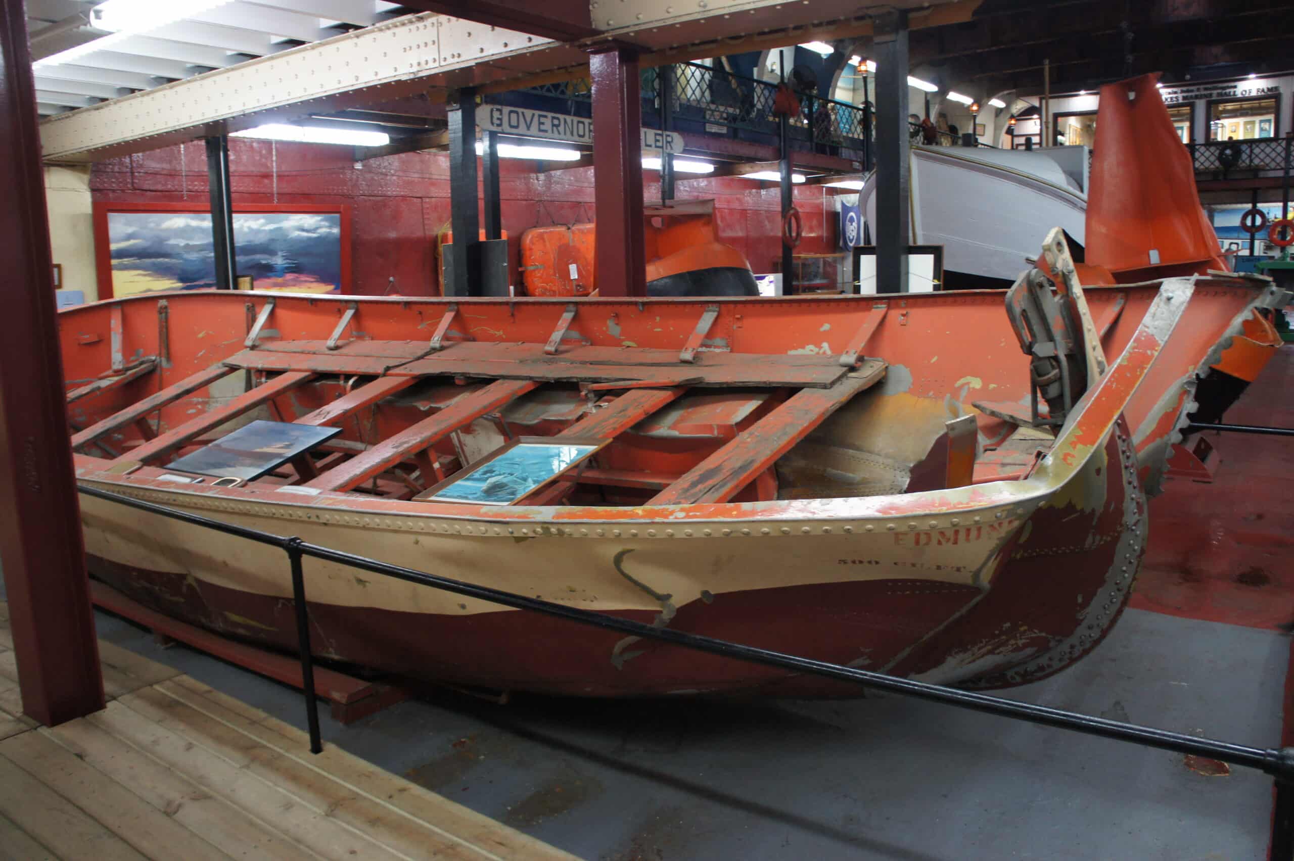 Edmund Fitzgerald recovered life boat